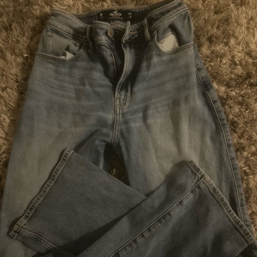 Hollister ultra high rise dad jeans size 0R
